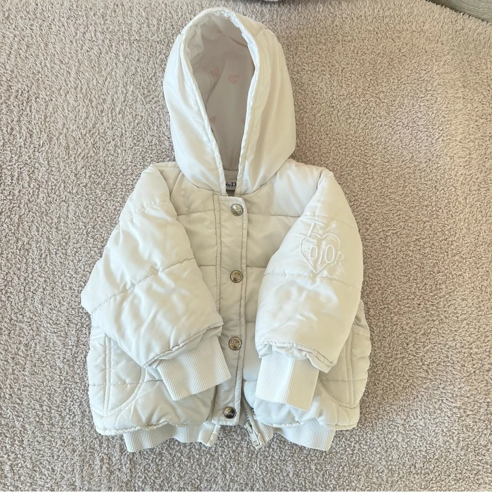 Baby Dior Girl Puffer Jacket 12 months - Picture 3 of 10
